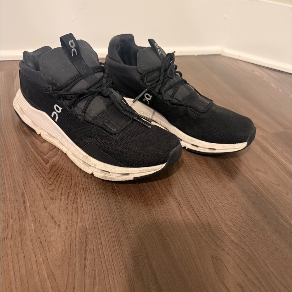 On Running Running Black Cloudnova Sneakers
